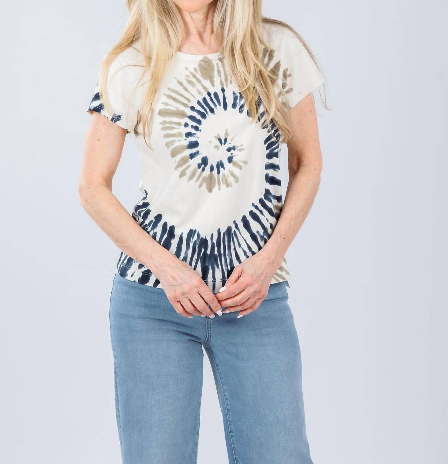 Elliott Lauren - Whirlpool Scoop Tie Dye Tee