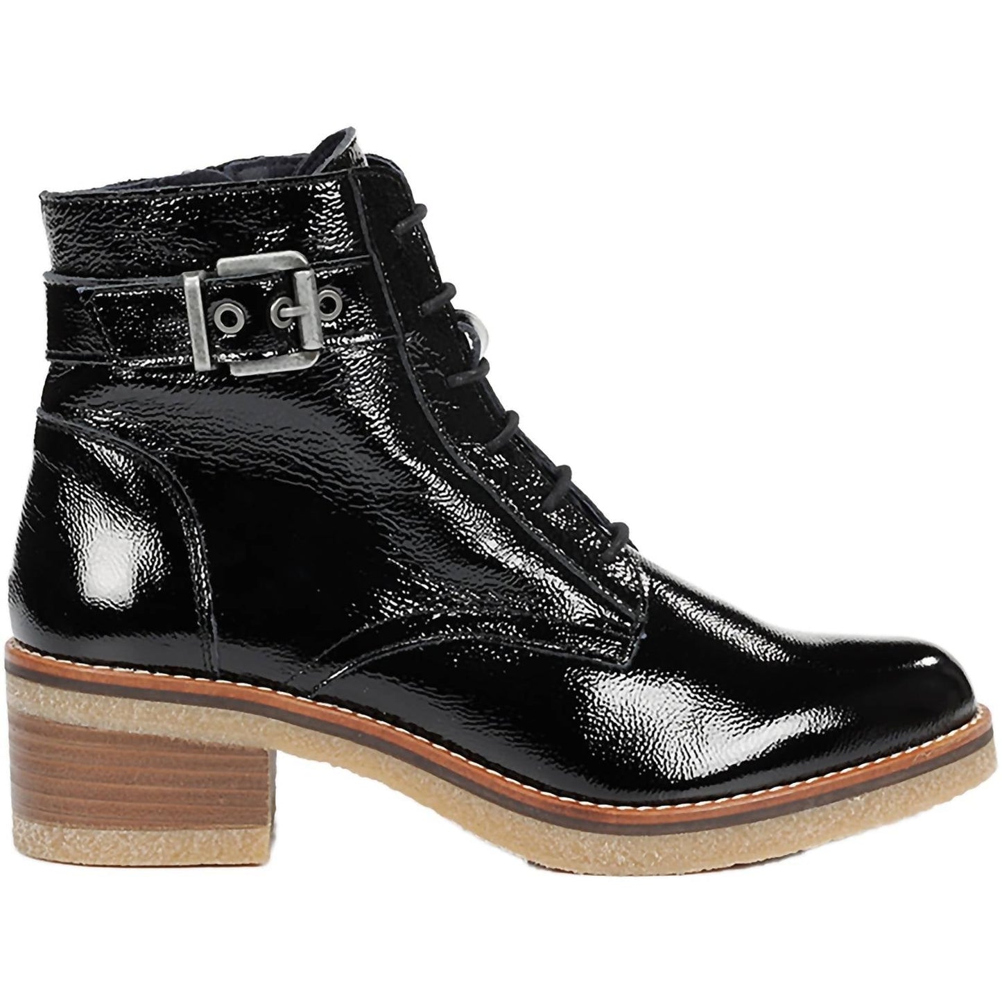 Dorking By Fluchos - Women's Lucero Patent Leather Booties