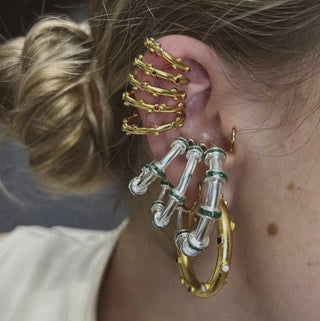 Daniela Salcedo - Women's Trufa Rainbow Hoop Earrings