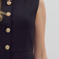 Entro - Solid Sleeveless Mini Dress