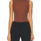 Enza Costa - Silk Knit Rib Sleeveless Mockneck Tank Top