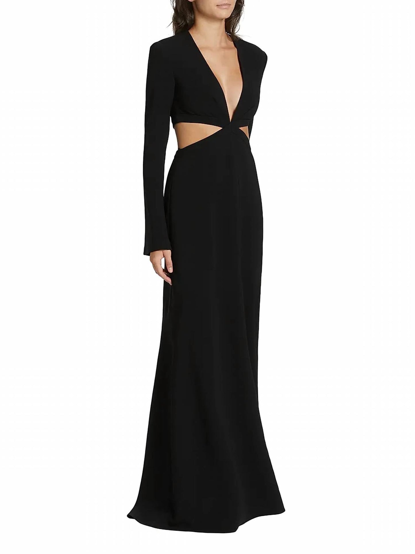 A.L.C. - Issa Cutout Long-sleeve Gown