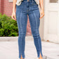 Judy Blue - High Waist Front Seam Detail Slit Skinny Jean
