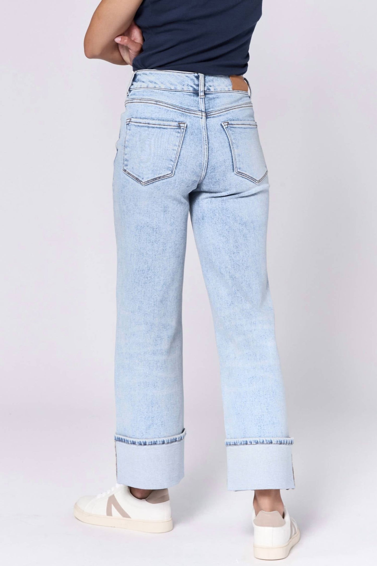 Dear John Denim - Holly High Rise Cuffed Straight Jean