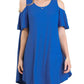 Umgee - Cold Shoulder Butterfly Sleeve Dress