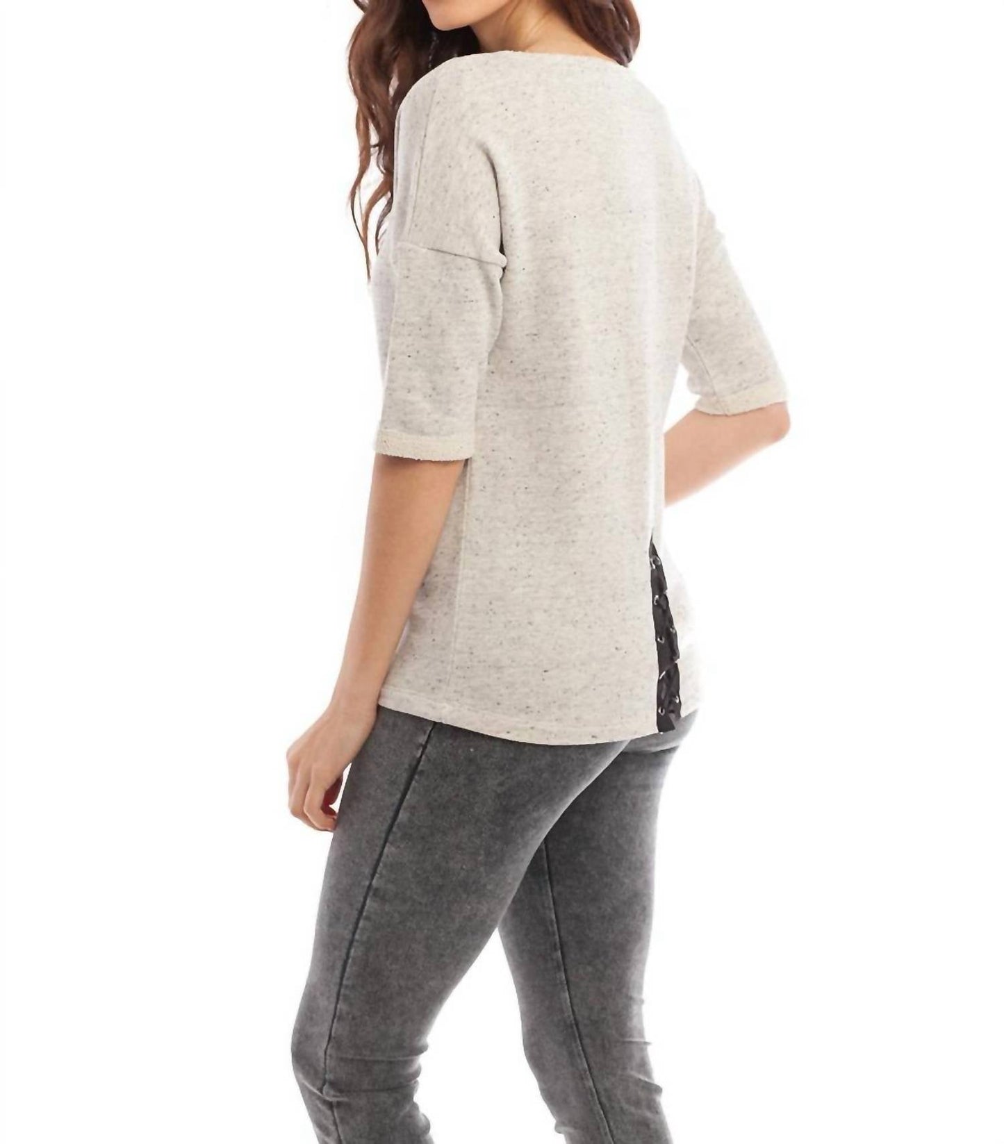 French Kyss - The Brooke Side Tie Pullover