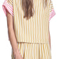 Corey Lynn Calter - Juni Crew Neck Striped Top