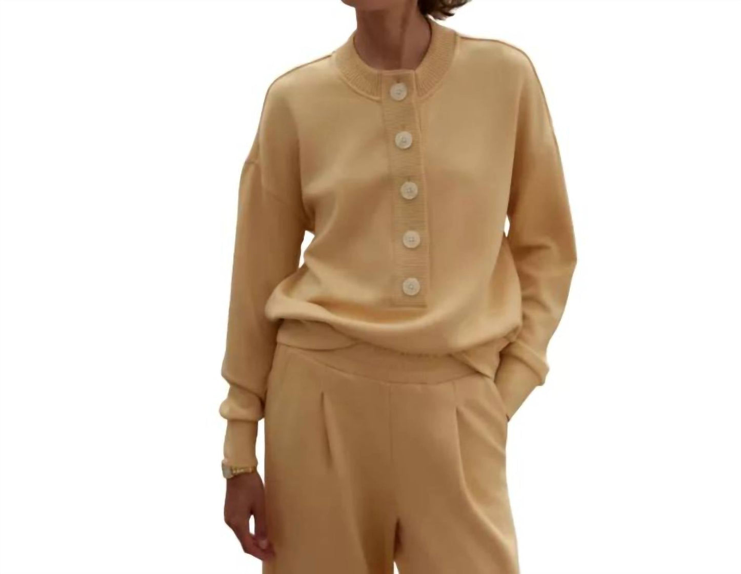 Varley - Reena Button Front Sweat