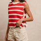 Bibi - Sandie Striped Side Tied Vest