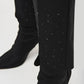 Joseph Ribkoff - Jeweled High Rise Slit Trousers