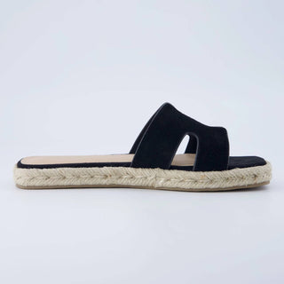 Cushionaire - Women’s Avocado Espadrille Slide Sandal