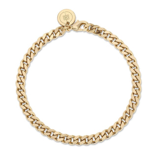 Eklexic - Women's Micro Link Curb Chain Bracelet