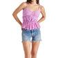 Steve Madden - Solange Ruched Peplum Camisole