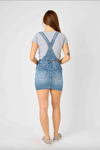 Judy Blue - Raw Hem Overall Skirt