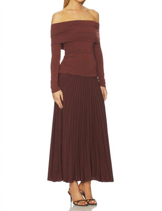 Astr - Tanaia Mixed Media Dress