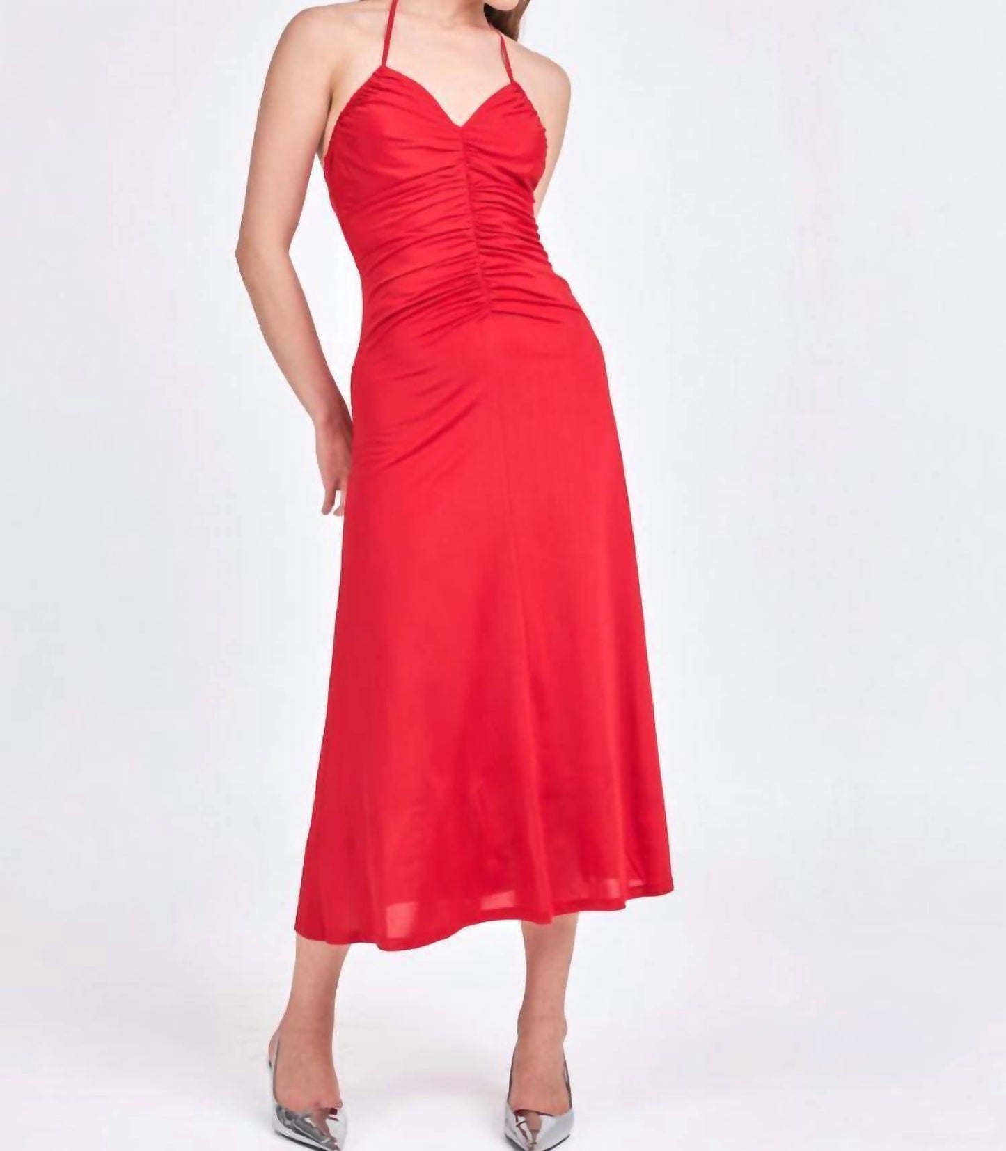 Endless Rose - Sophie Halter Ruched Maxi Dress