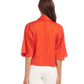Karen Kane - Flare Sleeve Tie Front Top