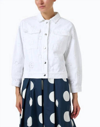 Elliott Lauren - Eyelet Denim Jacket