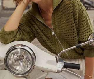 Varley - Eloise Full Zip Knit Sweater