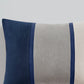 7 Piece Faux Suede Comforter Set Blue King
