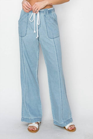 Risen - Wide-Leg Pull On Jeans