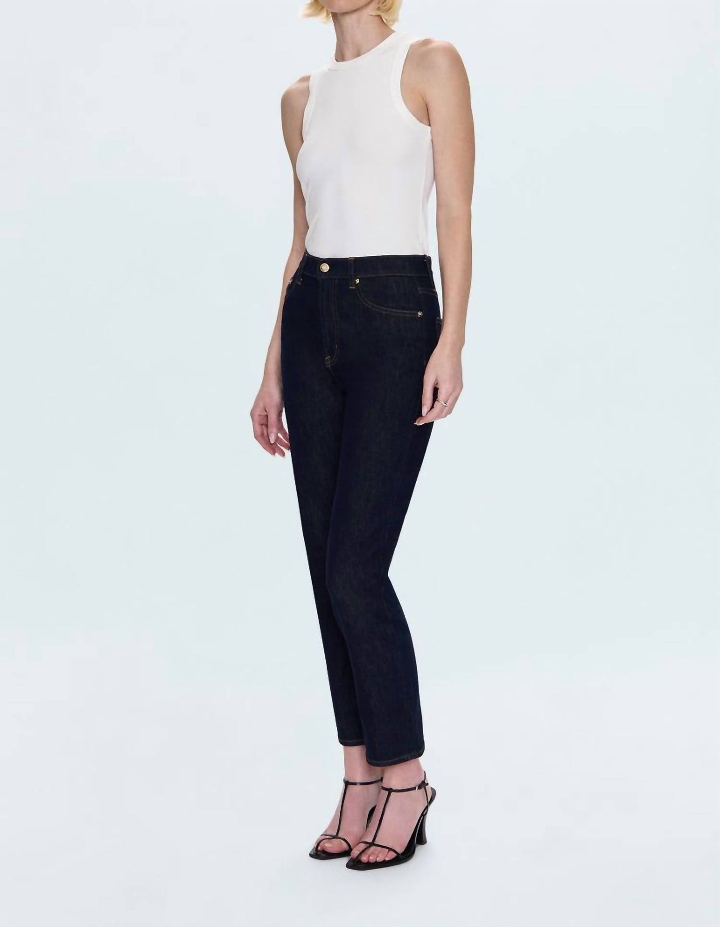 Pistola - Bri High Rise Slim Straight Ankle Length Jean