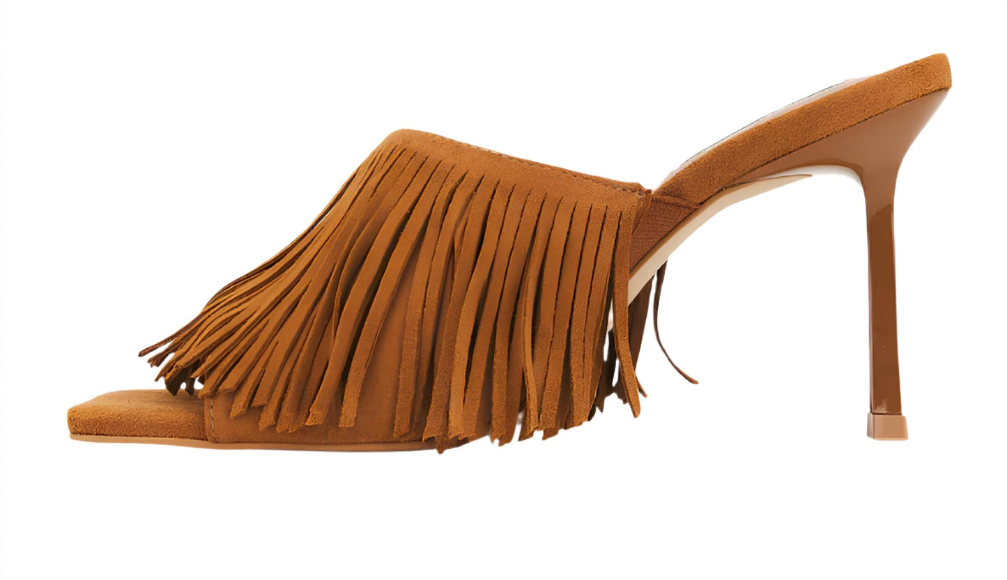 Steve Madden - Women's Morina Suede Fringe Sandals
