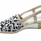 Vaneli - Women's Greer Leopard Wedge Slingback Sandal
