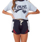 Vintage Havana - Love Ringer Tee and Short Set