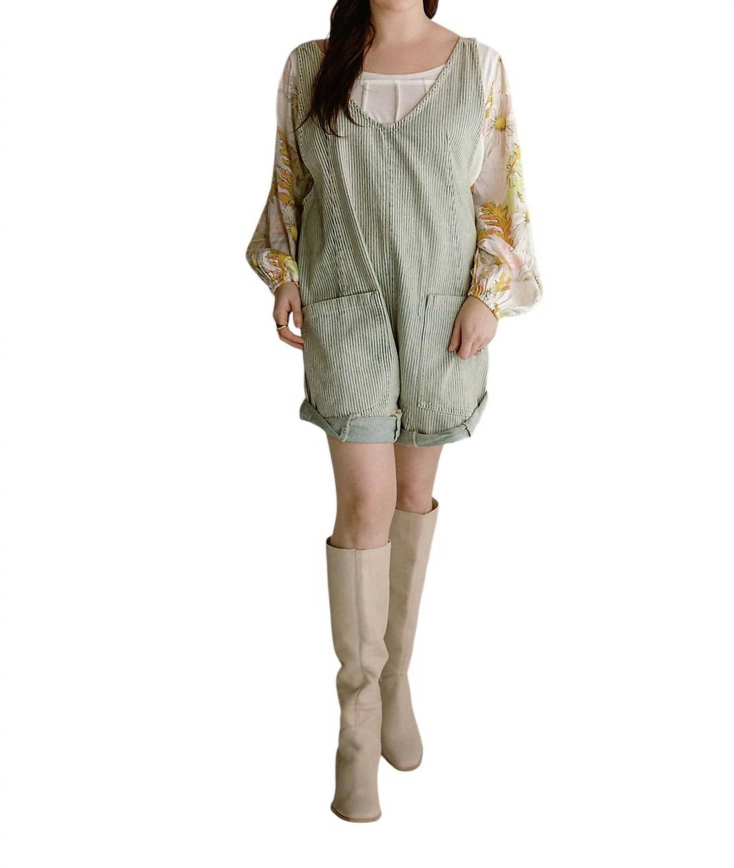 Free People - High Roller Railroad Shortall