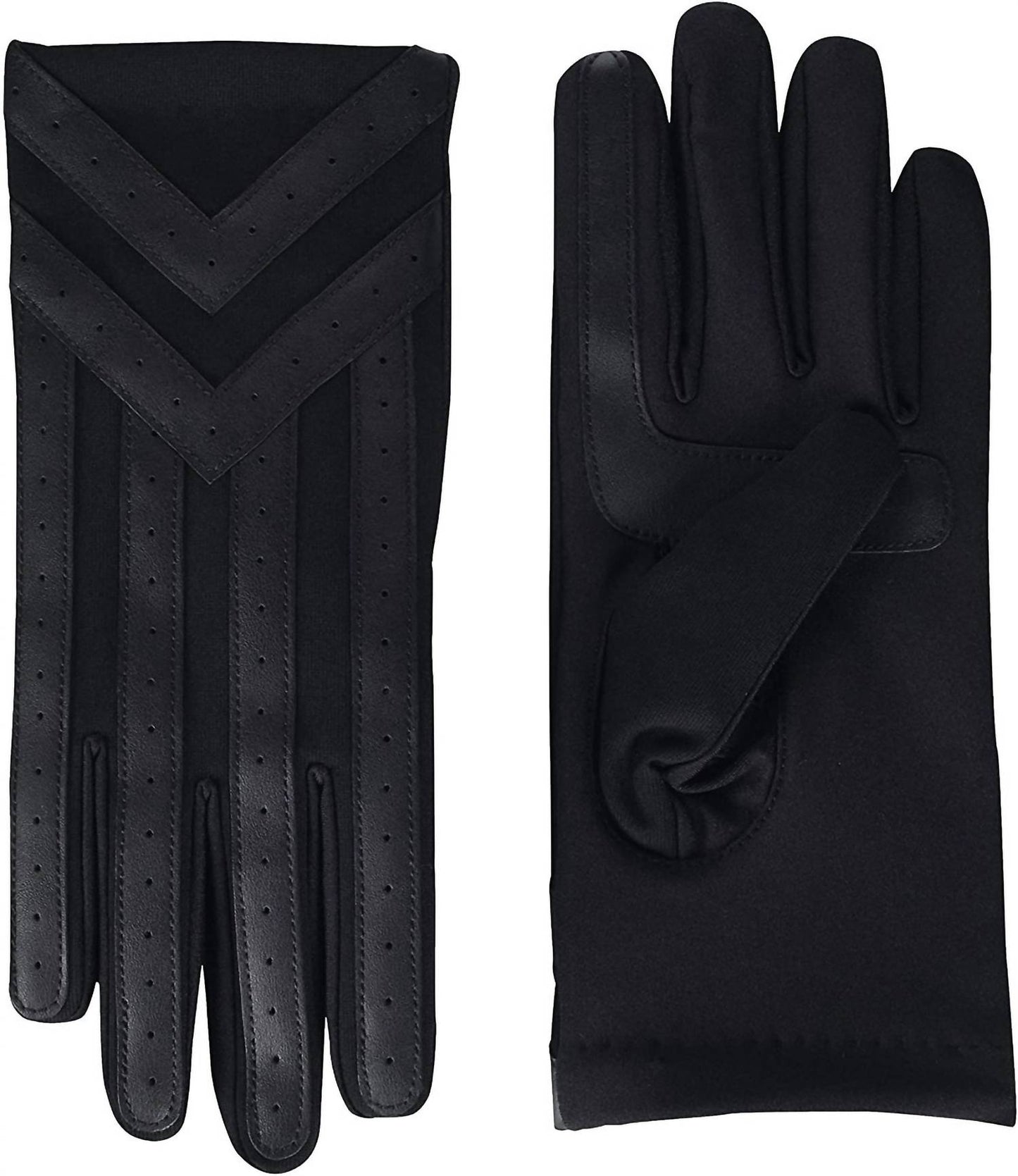 Isotoner - Men’s Heritage Woven Stretch Glove with Appliques