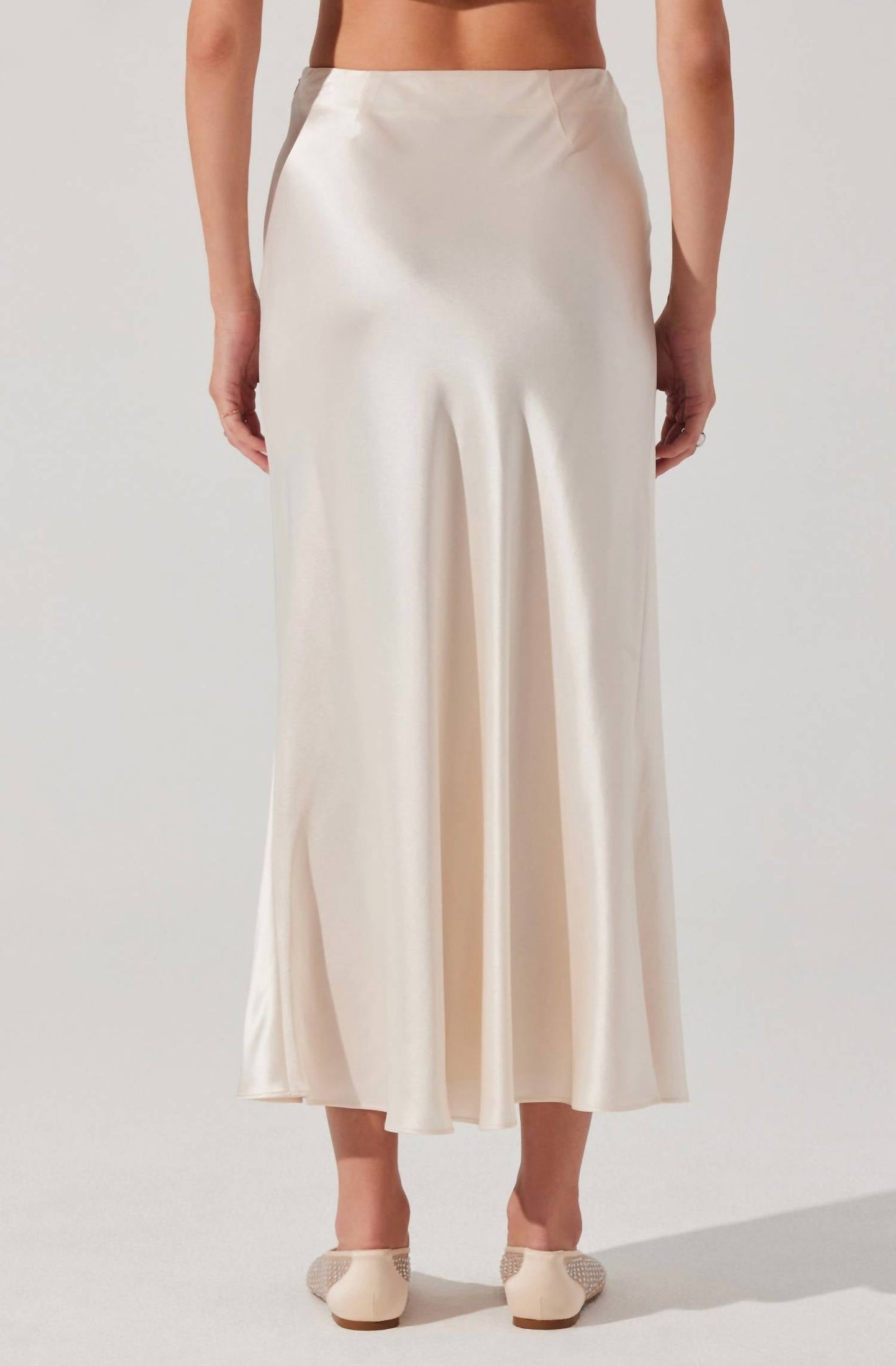 Astr - Windey Satin Maxi Skirt