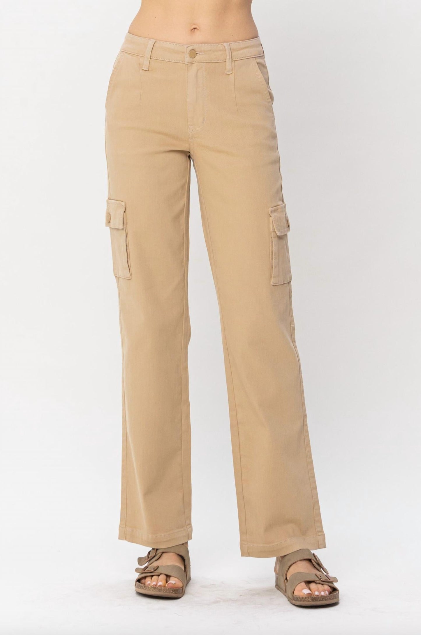 Judy Blue - Cargo Straight Leg Pants