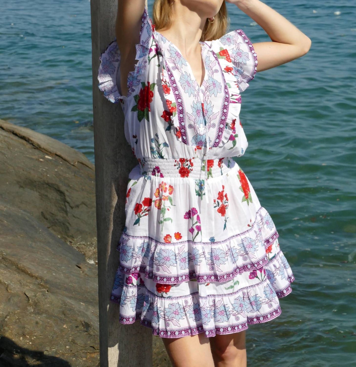 Bindu - Sky Dress Mini Dress