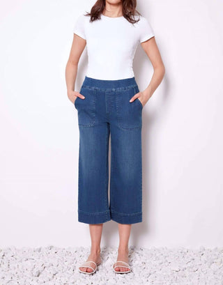 Up! - Pull On Gaucho Style Jeans