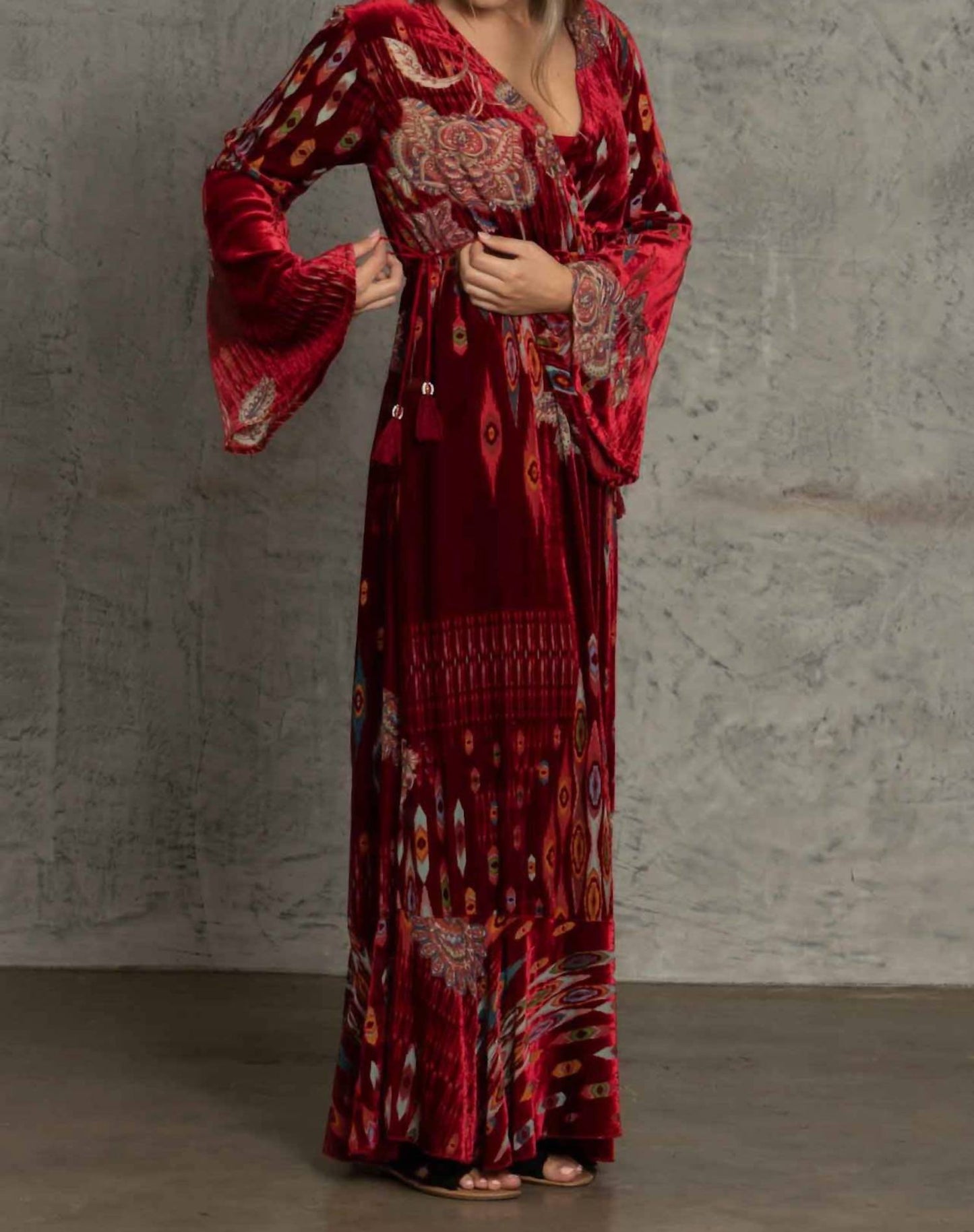 Johnny Was - Feather Burnout Stefani Dress