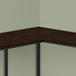 L-Shaped Corner Computer Desk with Contemporary Marble Look