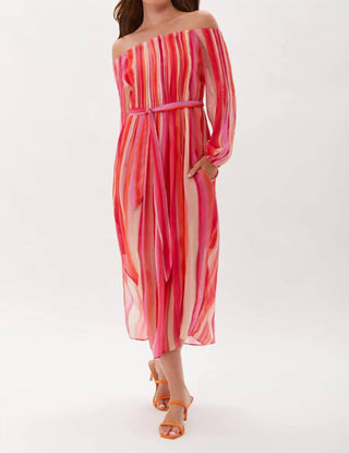 Ecru - Lawrence Off The Shoulder Dress