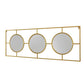 3 Mirror Piece Wall Mirror in Rectangular Frame