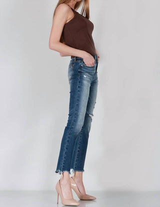 Special A - High Rise Relaxed Skinny Ripped Jeans