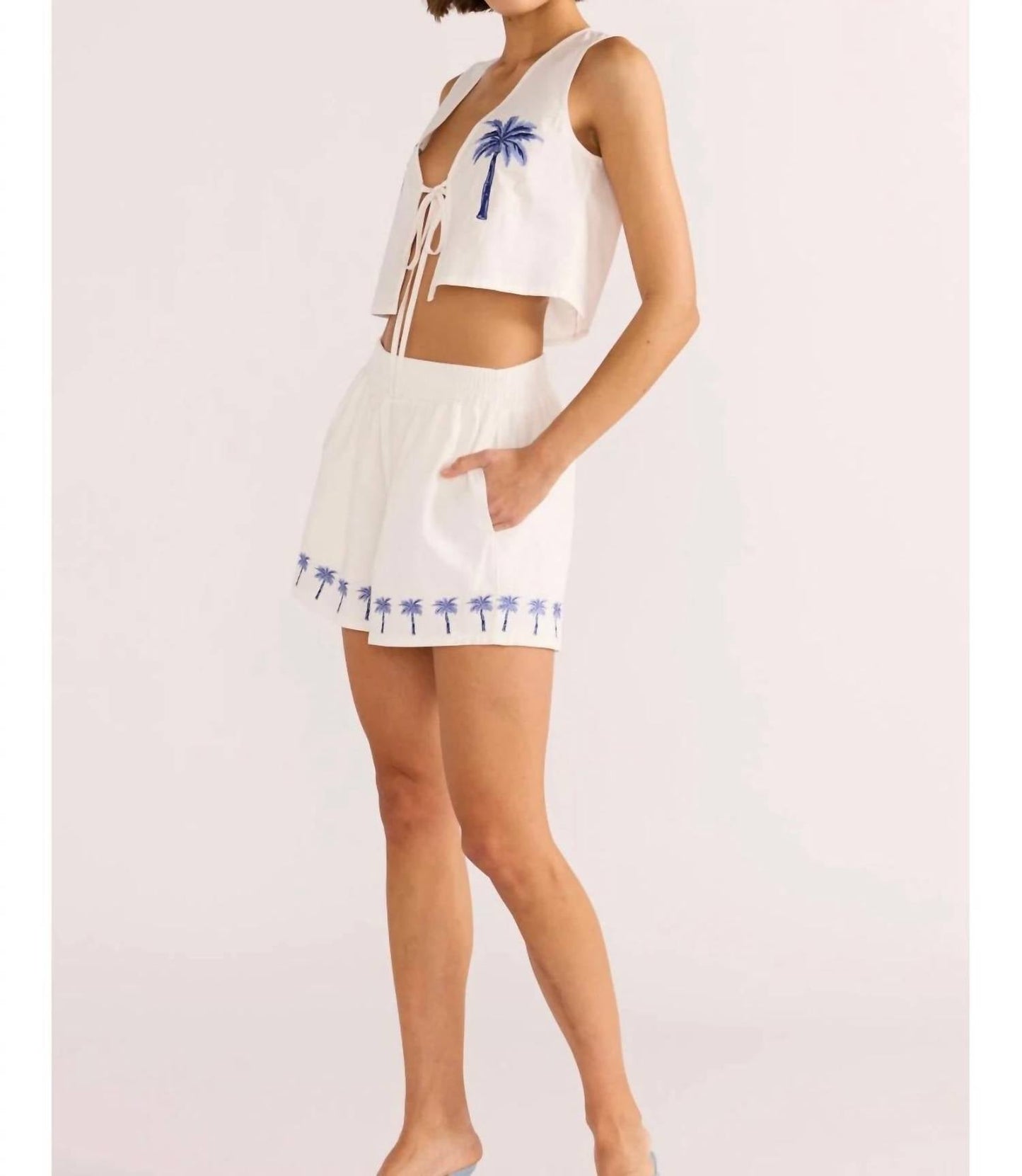 Minkpink - Women's Isadora Embroidered Shorts
