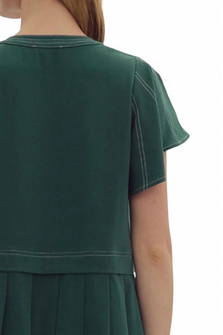 Entro - Flutter Sleeve Mini Dress