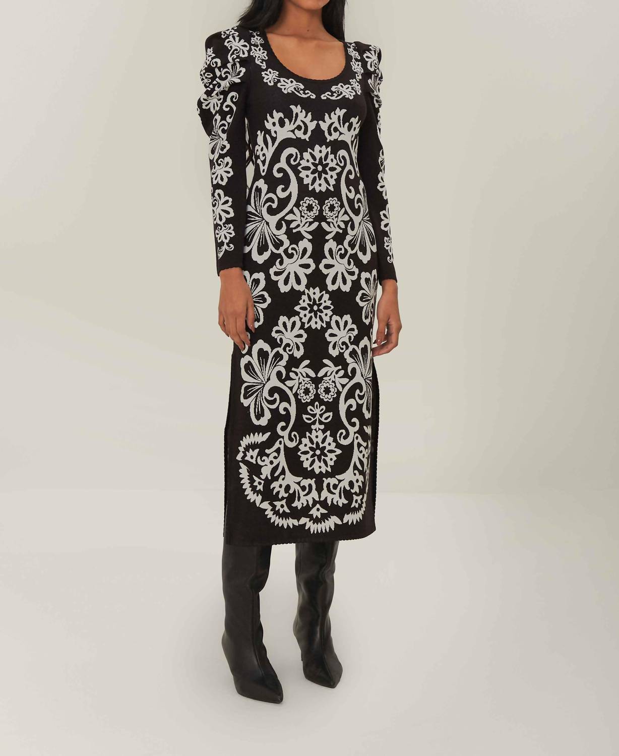 Farm Rio - Cashew Mandala Knit Dress