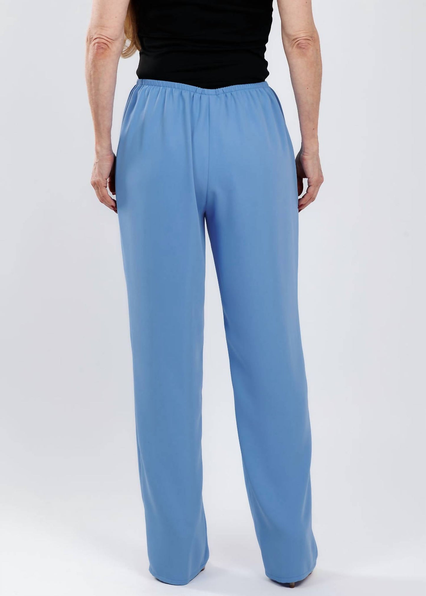 Caroline Rose - Women's Matte Crepe Straight Leg Pants