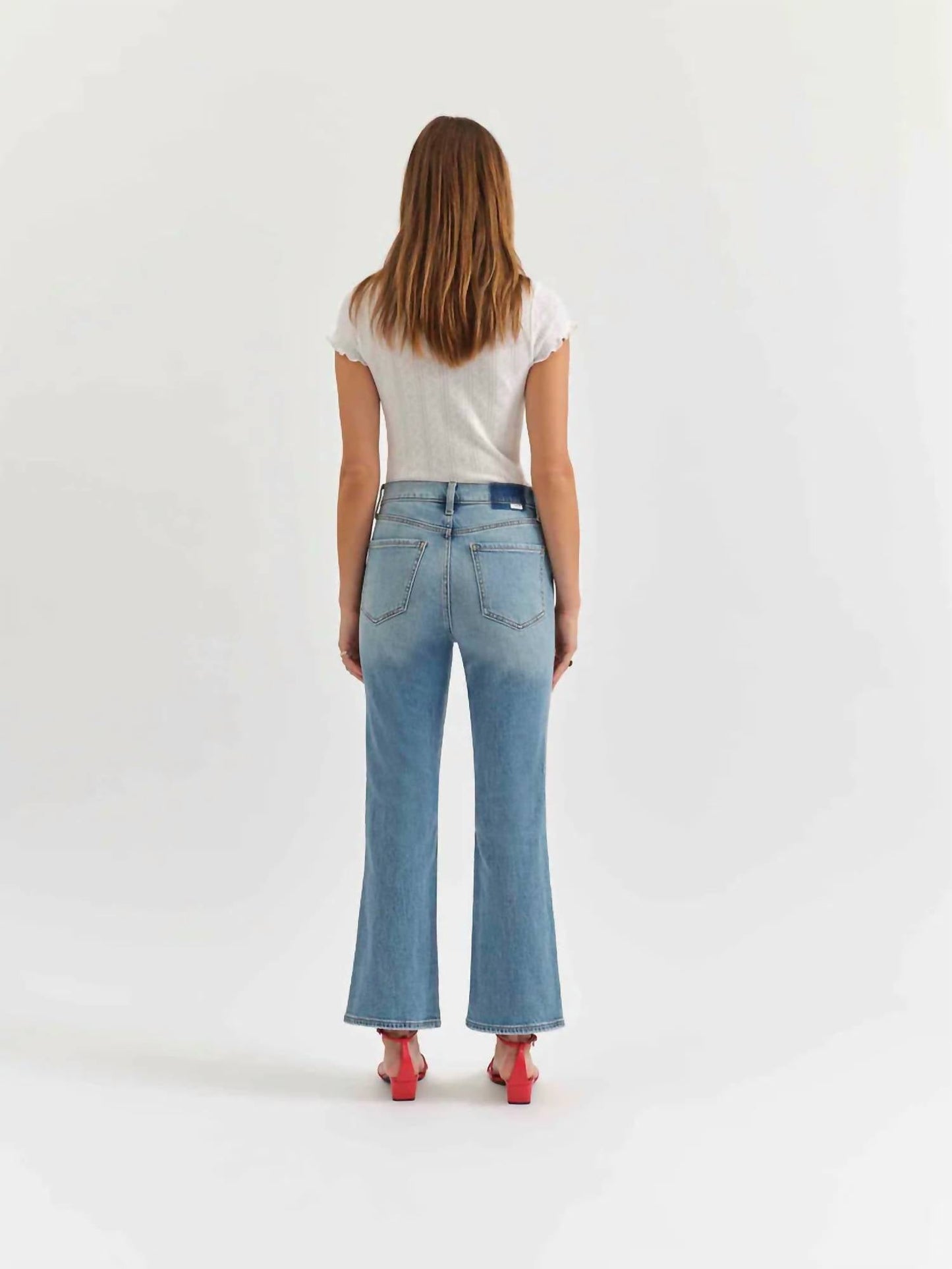 Daze - High Rise Ankle Flare Jeans