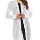 Adore - Jazzy’s Embroidered Cotton Duster Cardigan