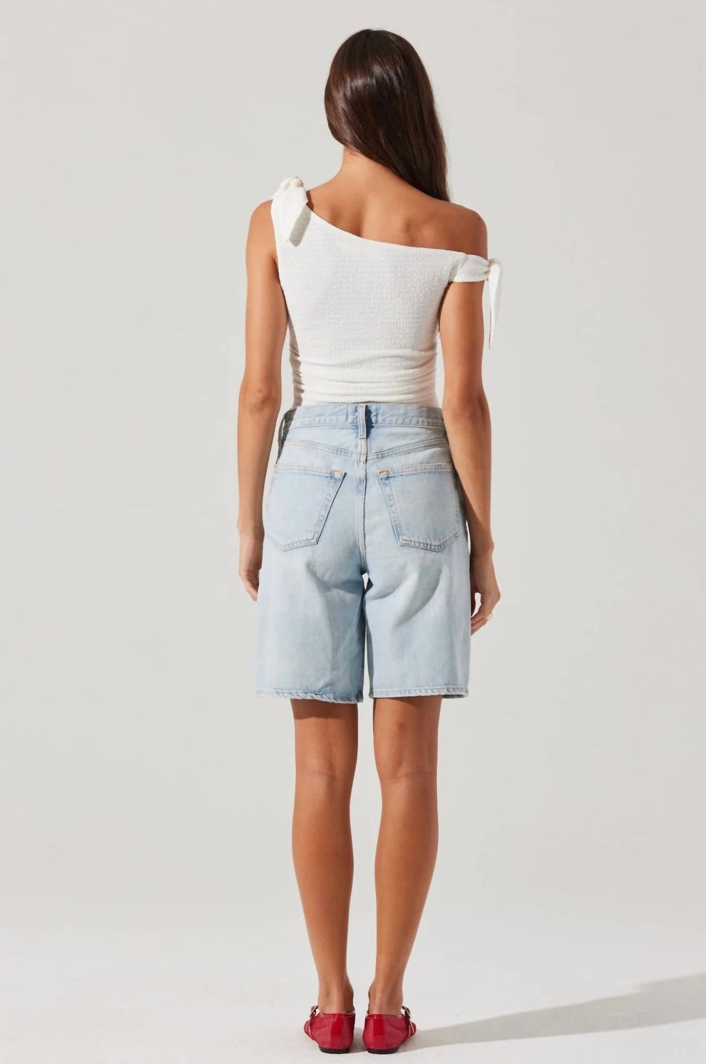 Astr - Lora Textured Off Shoulder Top