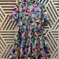 Entro - Colorful Flowers Short Dress