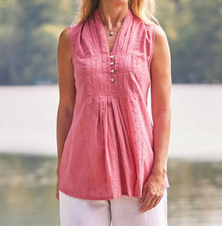 April Cornell - Cameo Sleeveless Blouse