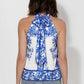 Adelyn Rae - Logan Print Halter Top